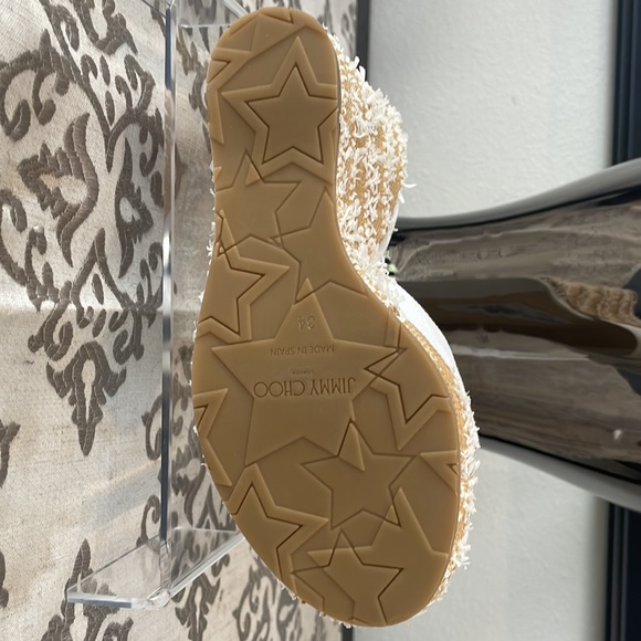 Jimmy Choo White Confetti Sandals - Picture 11 of 11